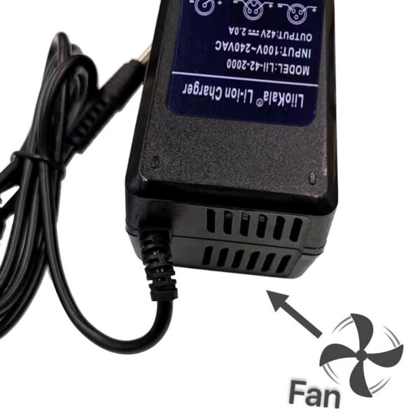 liitokala chargeur universal 29,4V 3A , 5.5x2.5mm +cable alimentation europe - Image 2